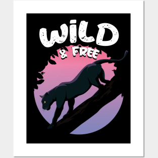 Black Panther - Wild & Free Animal Posters and Art